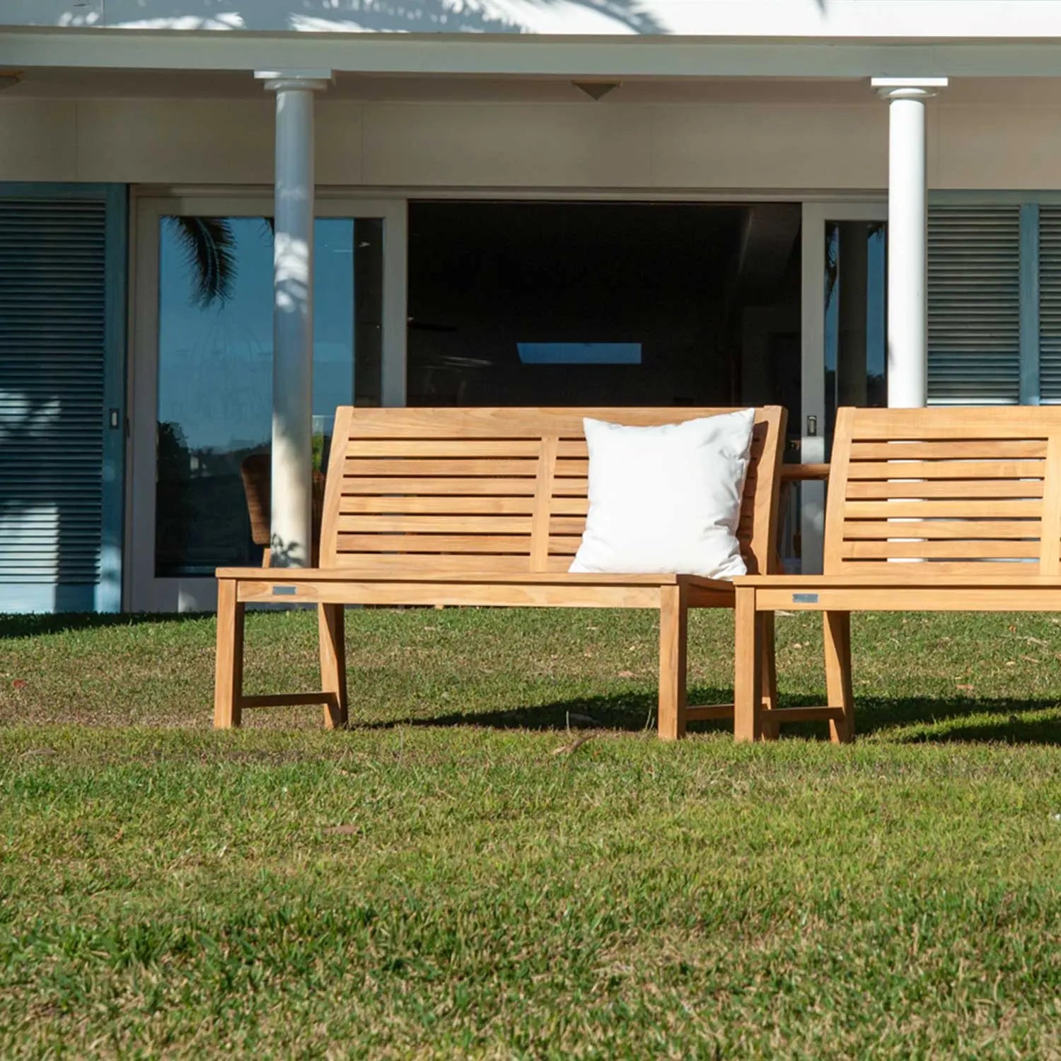Abacus Armless Bench - L130 - 2 Seater