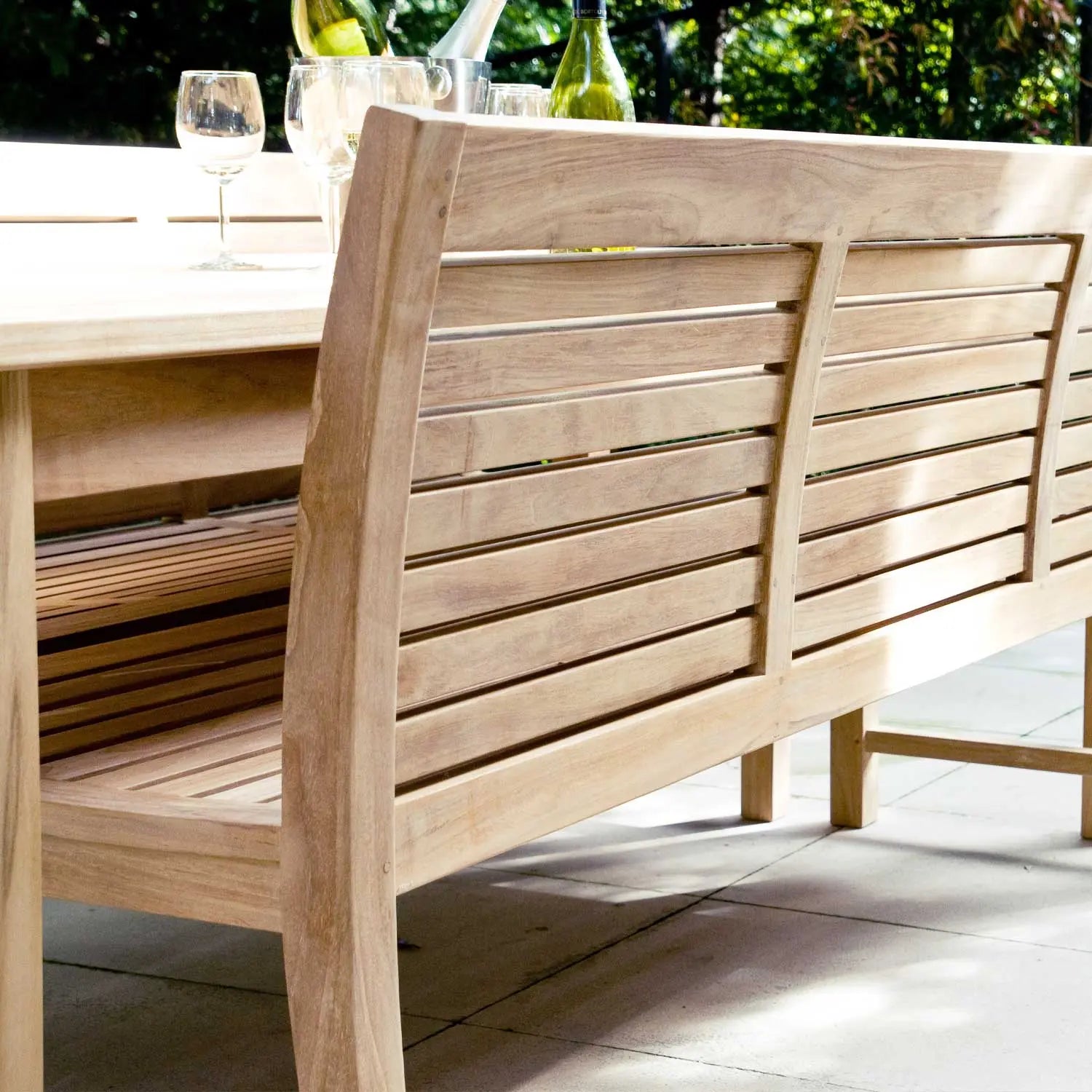 Abacus Armless Bench - L180 - 3 Seater