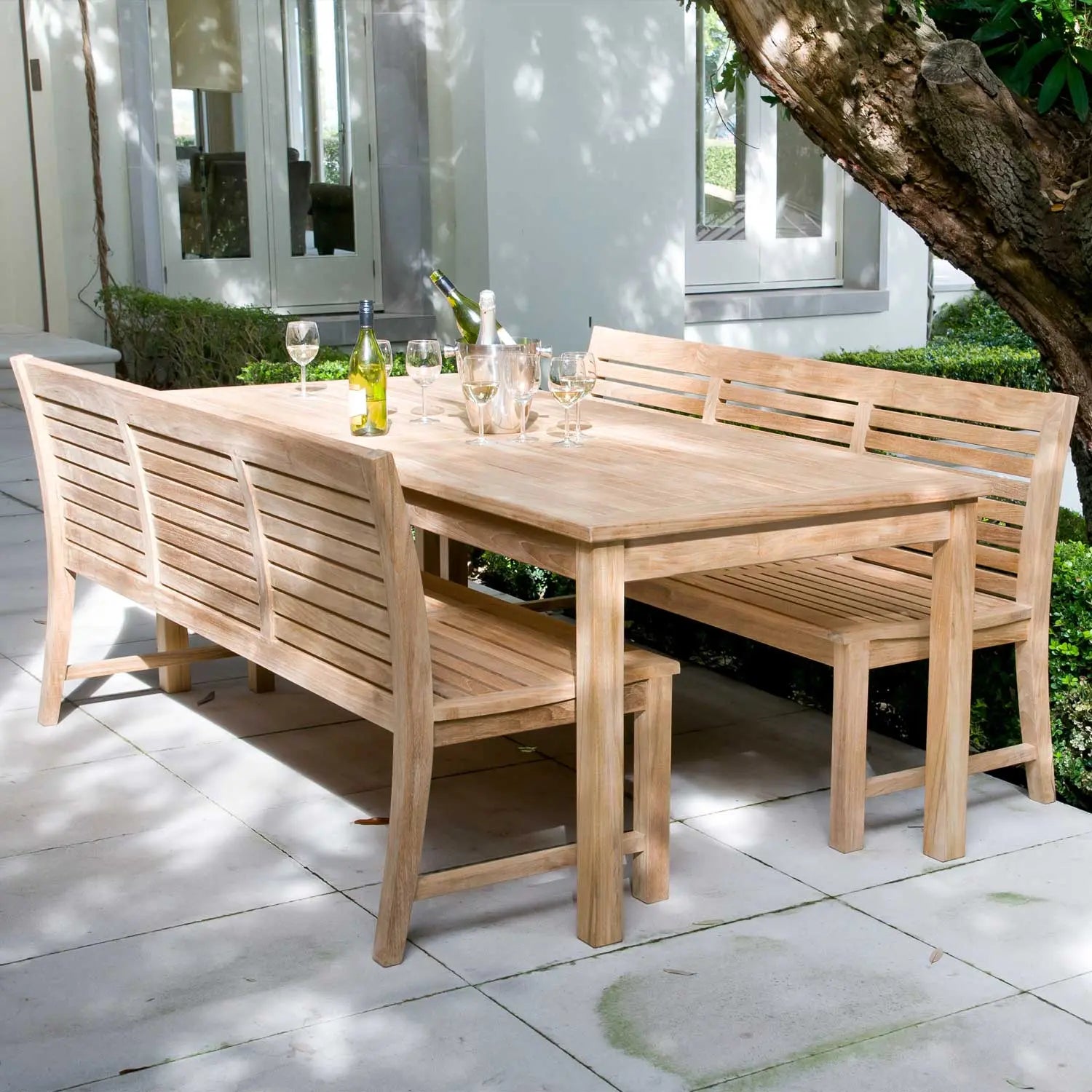 Abacus Armless Bench - L180 - 3 Seater
