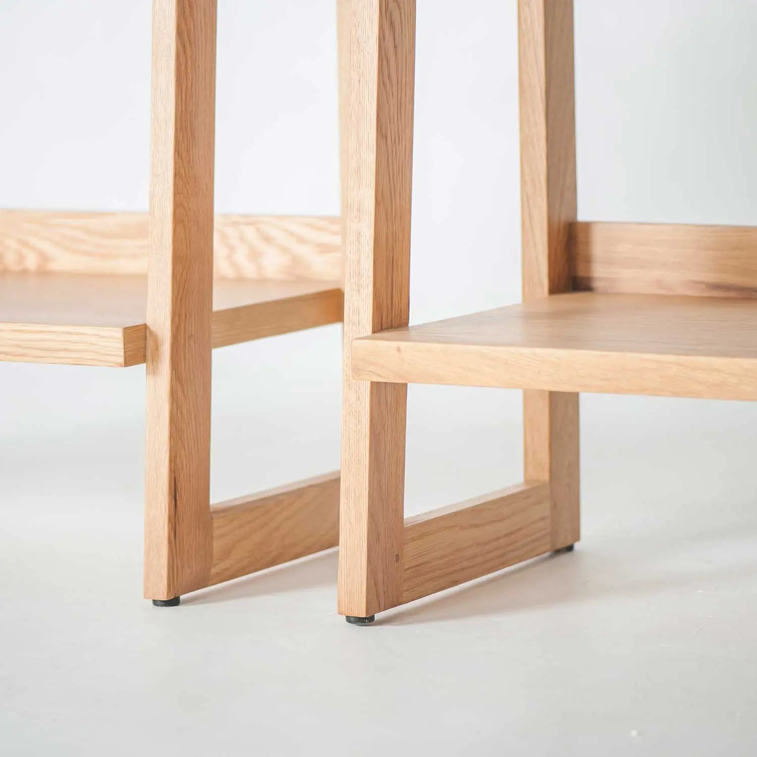 Alto Low Bookcase Oak   Wintons Teak