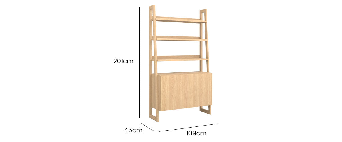 Alto Buffet Bookcase 110