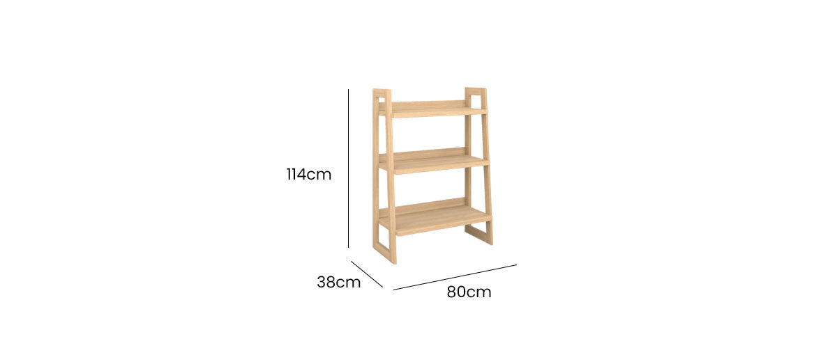 Alto Low Bookcase 80