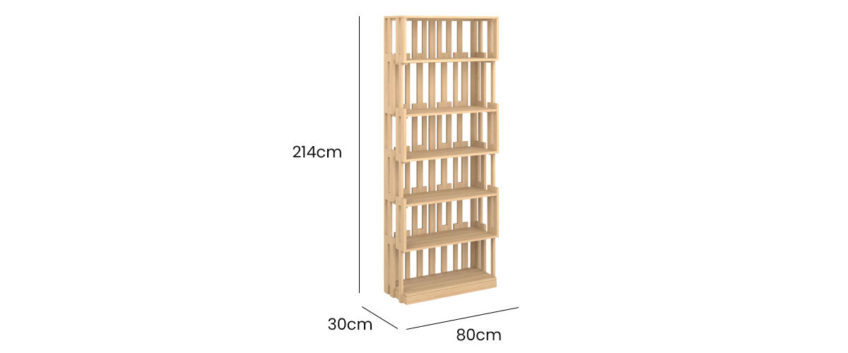 Anca Bookcase 80
