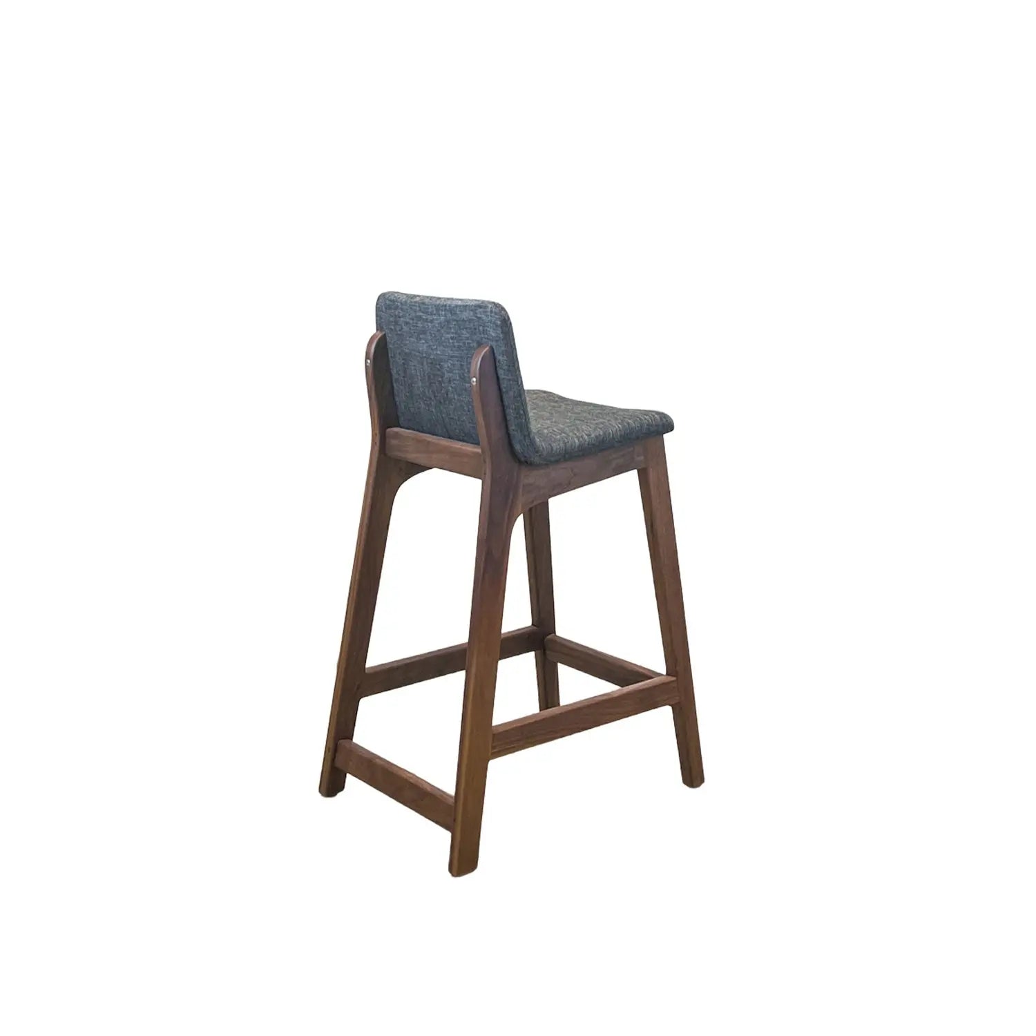 Ane Breakfast Bar Chair Walnut - Karl Dark Grey