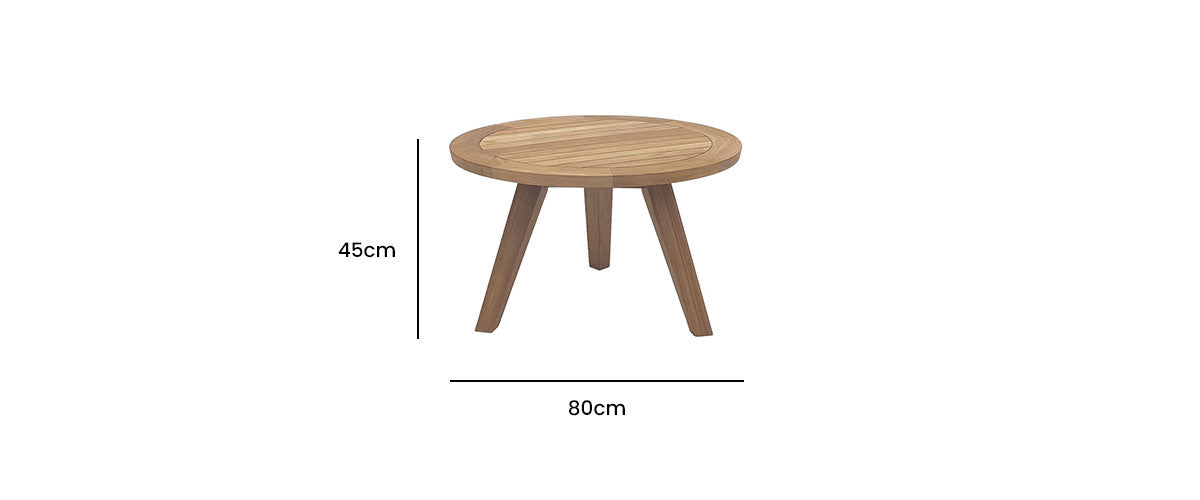 Aren Round Coffee Table 80