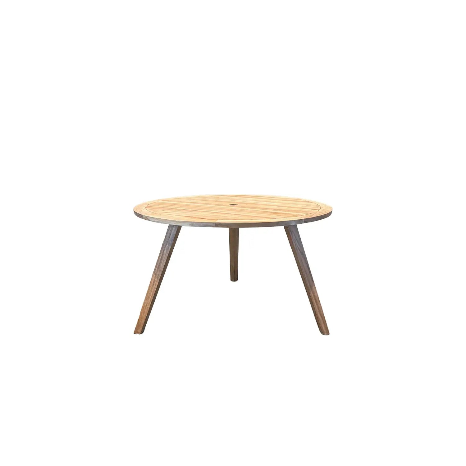 Aren 3 Legged Round Outdoor Table   Wintons Teak