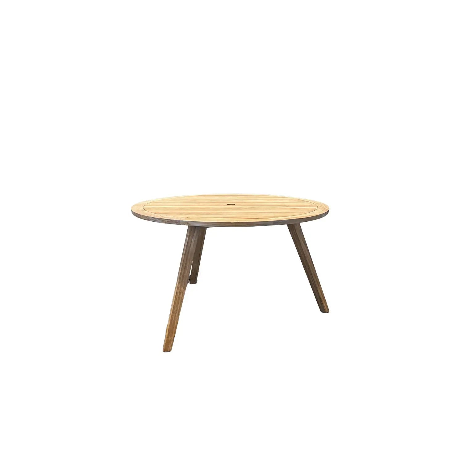 Aren 3 Legged Round Outdoor Table   Wintons Teak