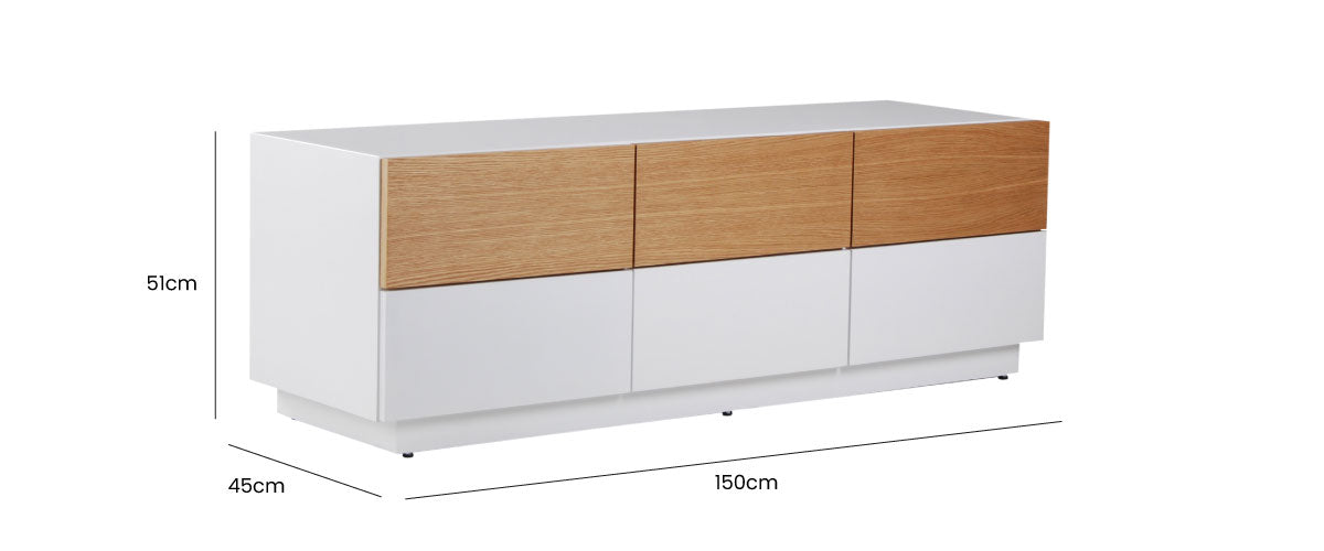 Asta TV Unit 150 Oak