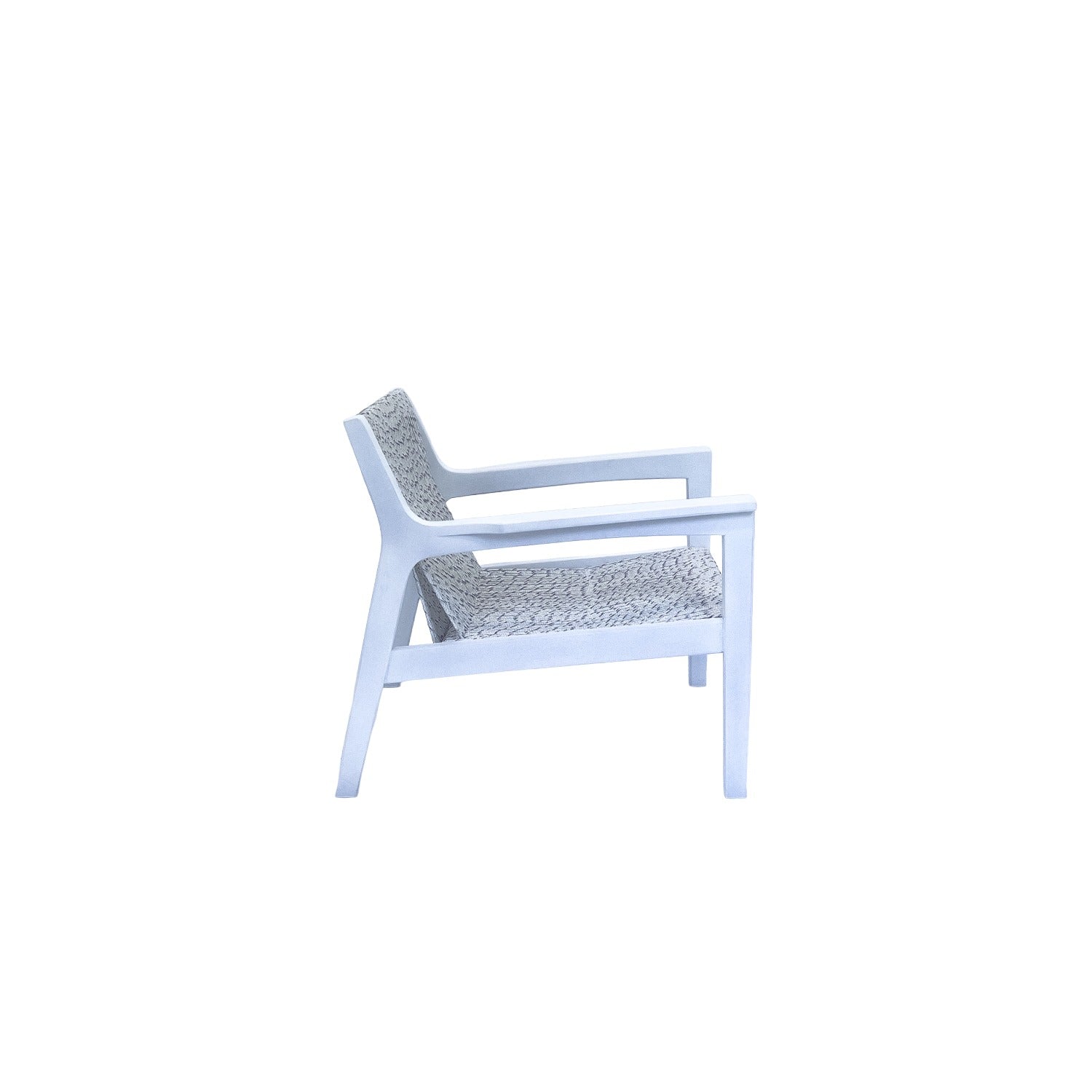 Ava Low Seater - White