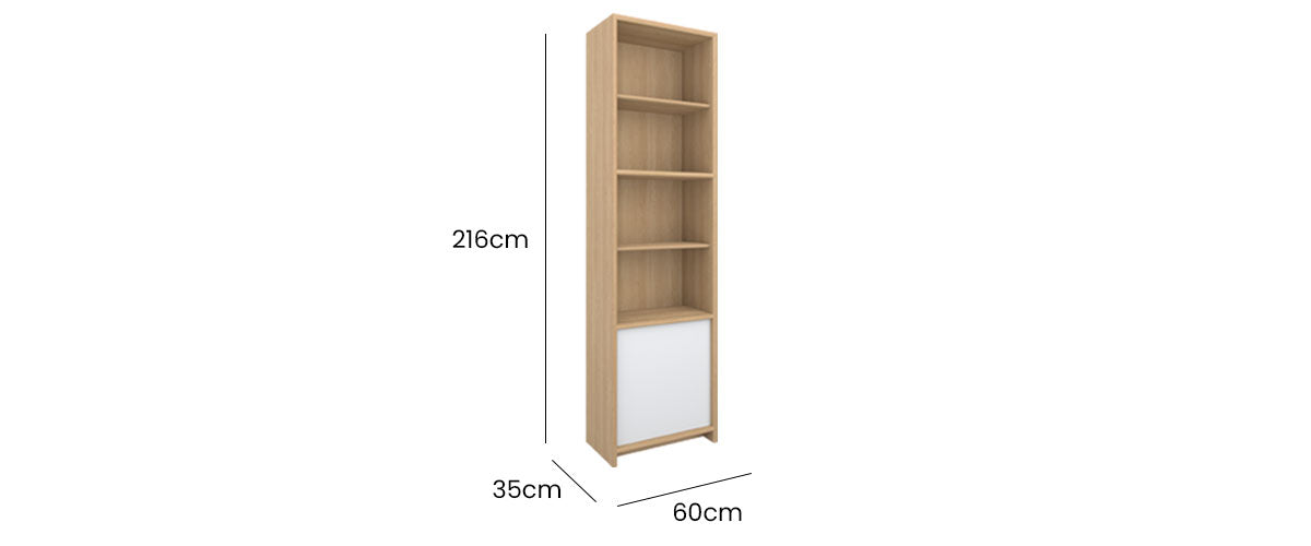Axel Bookcase 60 with Door