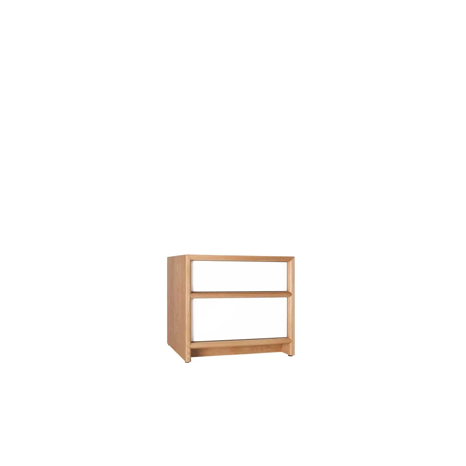 Axel Bedside Oak - Oak/White