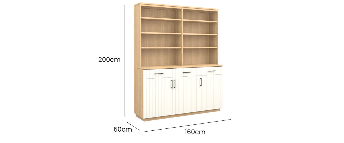 Booker Buffet/Bookcase 160
