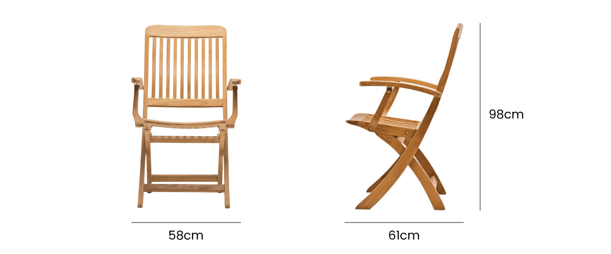 Brighton Folding Armchair