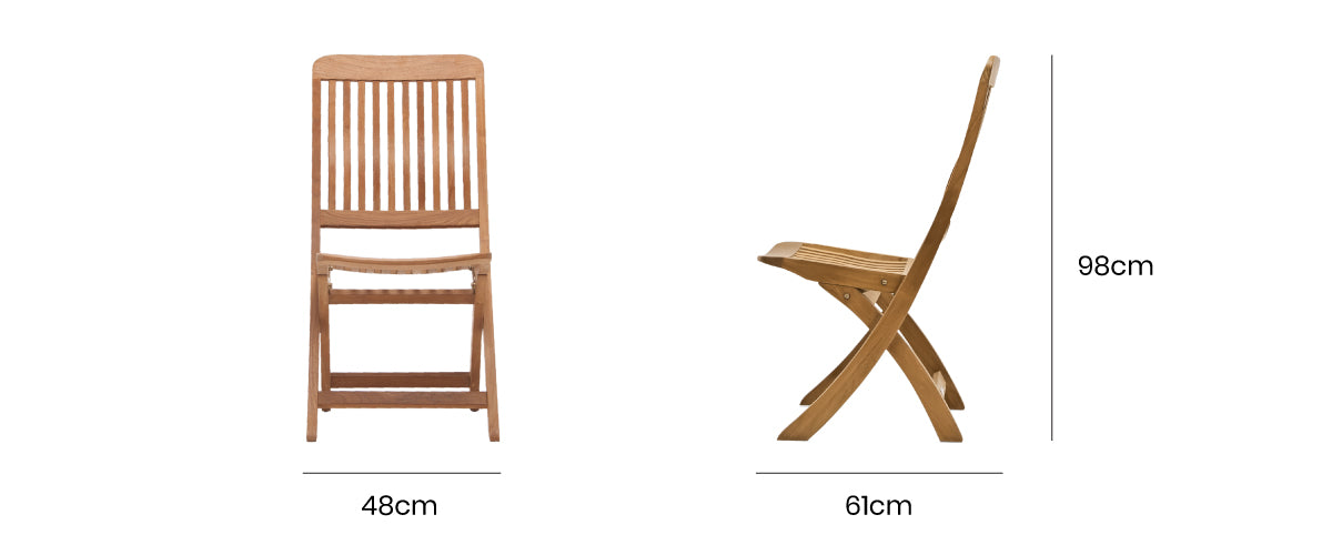 Brighton Folding Side Chair