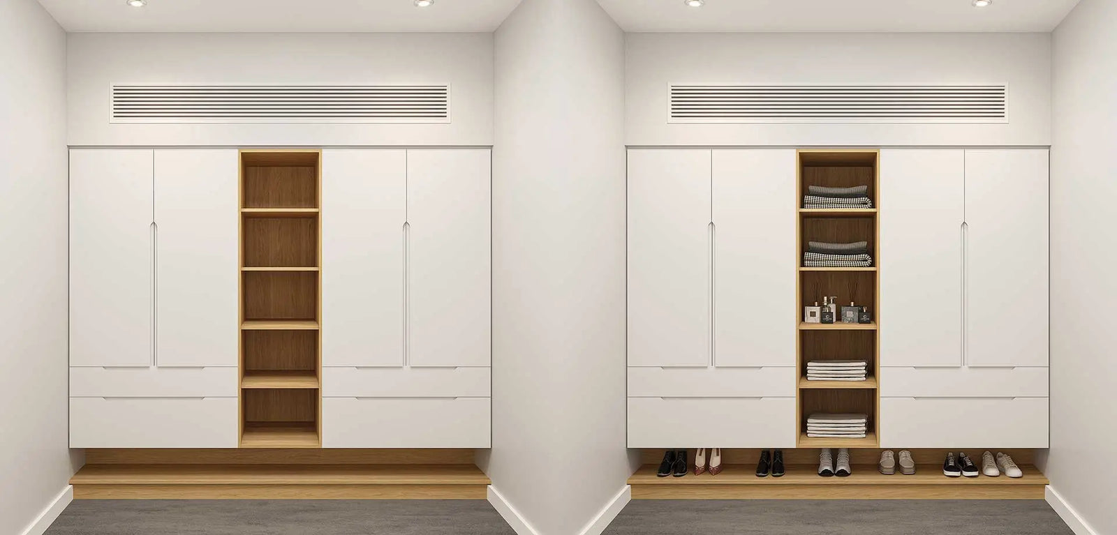 Deconstructed Hinged Wardrobe   Wintons Teak