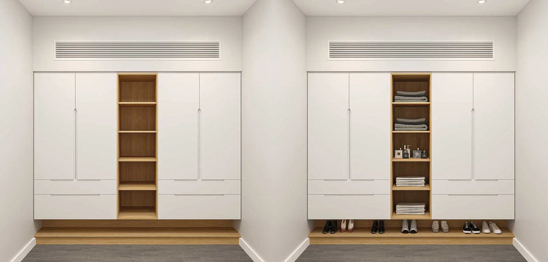 Deconstructed Hinged Wardrobe