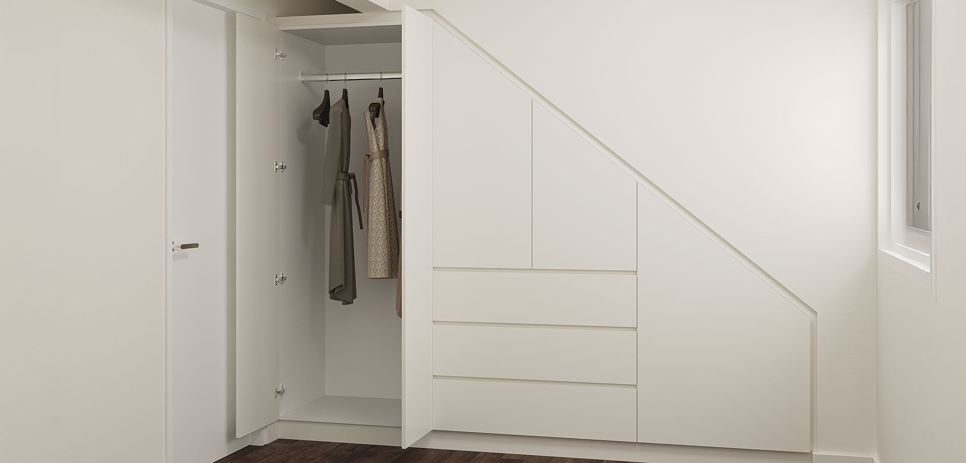 Precision Fit Attic Wardrobe