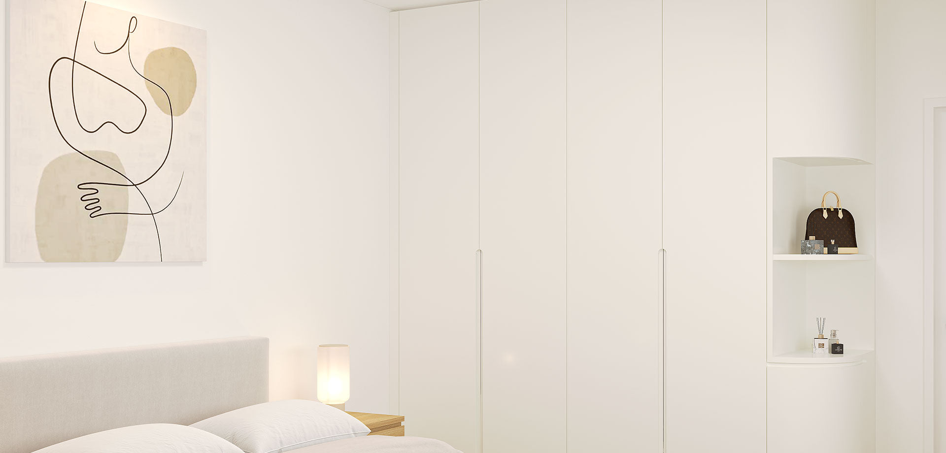 Wardrobe Hinged Door – Rounded Corner