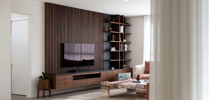 Slatted Panel Floating Media Unit