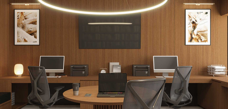 Bespoke Law Office Fitout with Walnut Veneer Panelling