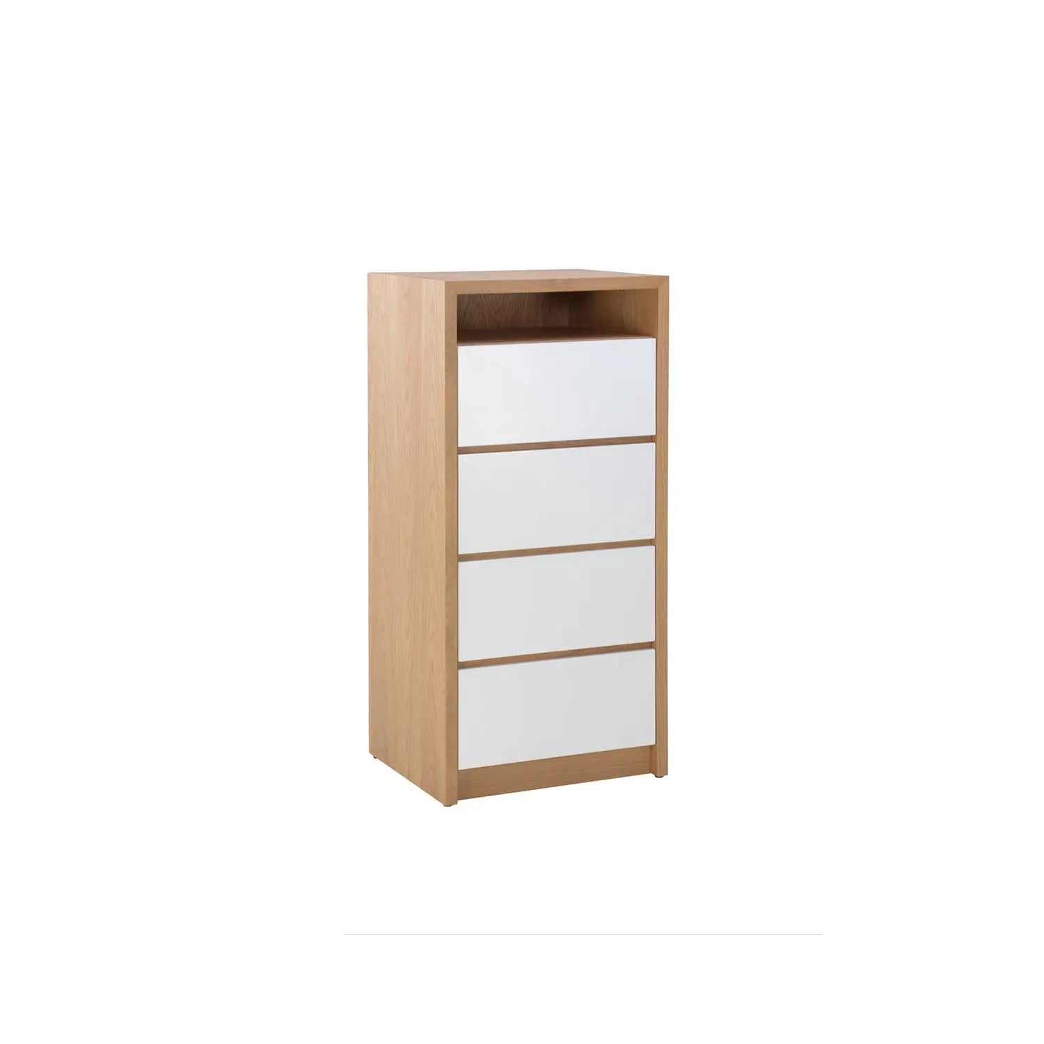 Lida Tallboy Oak - Oak/White