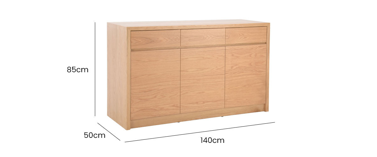 Lida 3 Door Sideboard