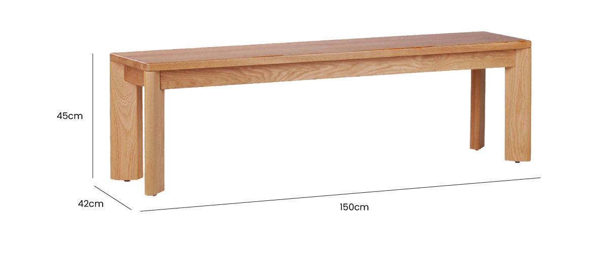 Niall Indoor Backless Bench 150