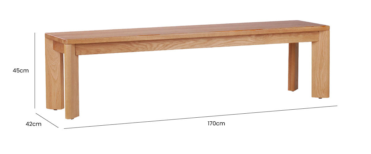 Niall Indoor Backless Bench 170