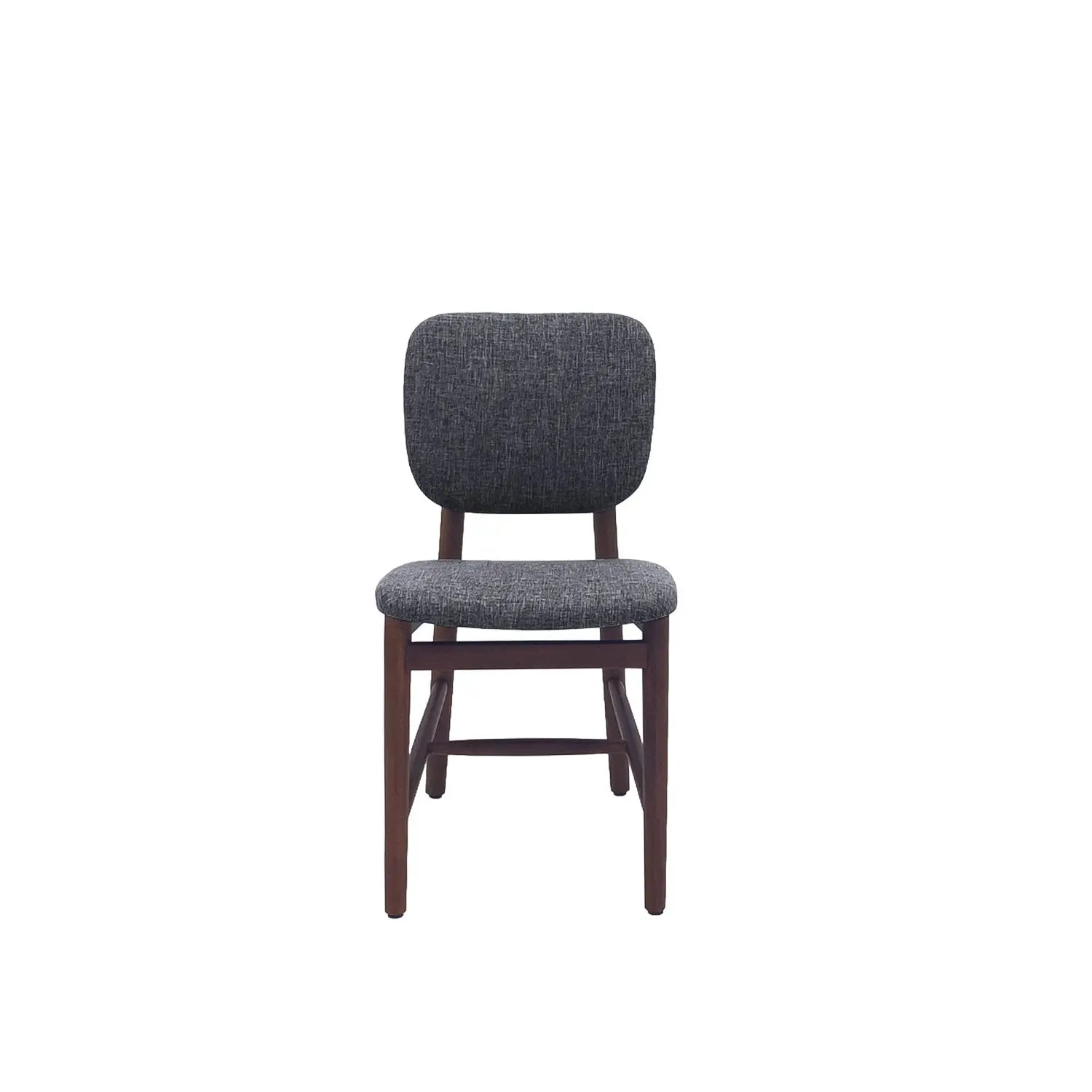 Olar Dining Chair - Teak Amber / Karl Dark Grey