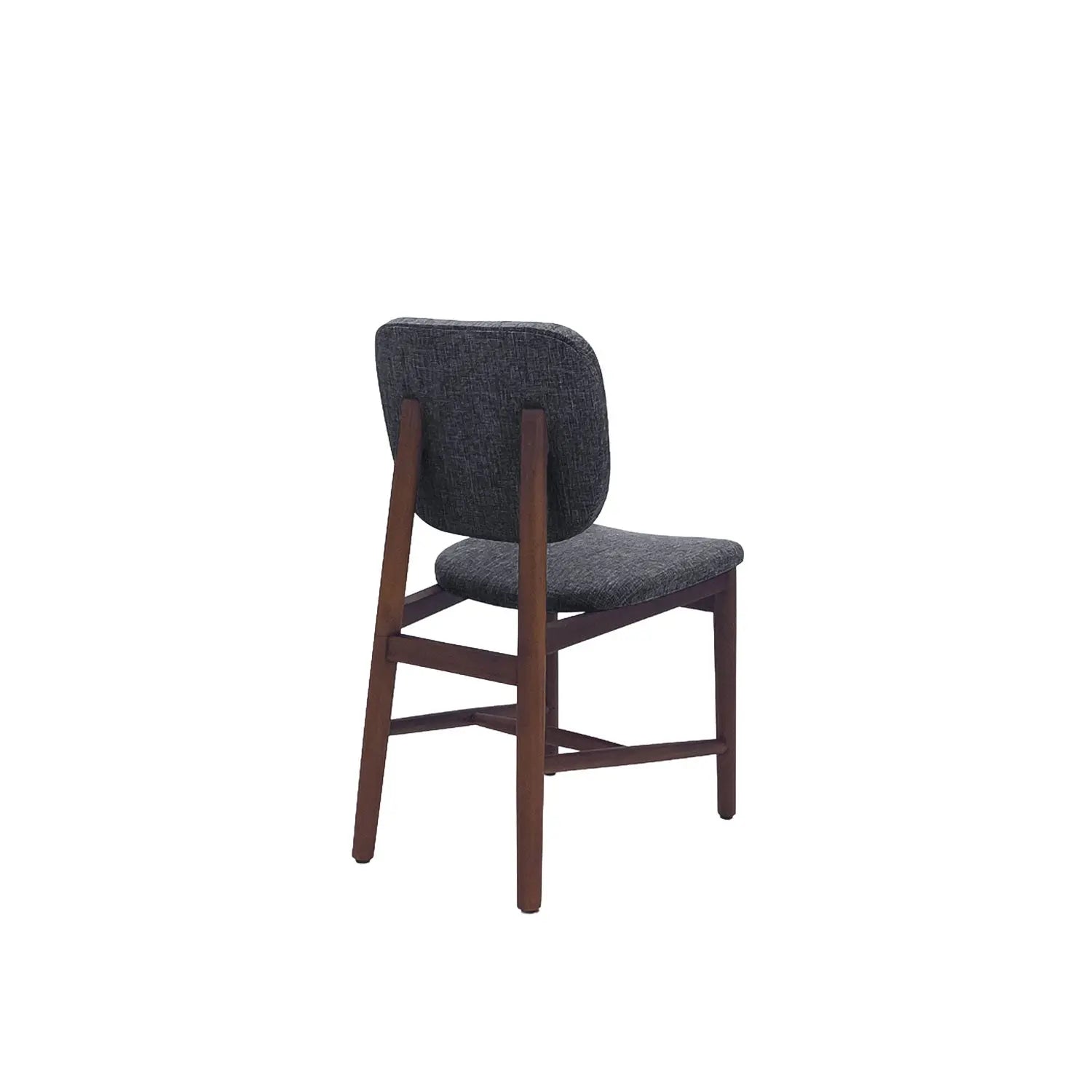 Olar Dining Chair - Teak Amber / Karl Dark Grey