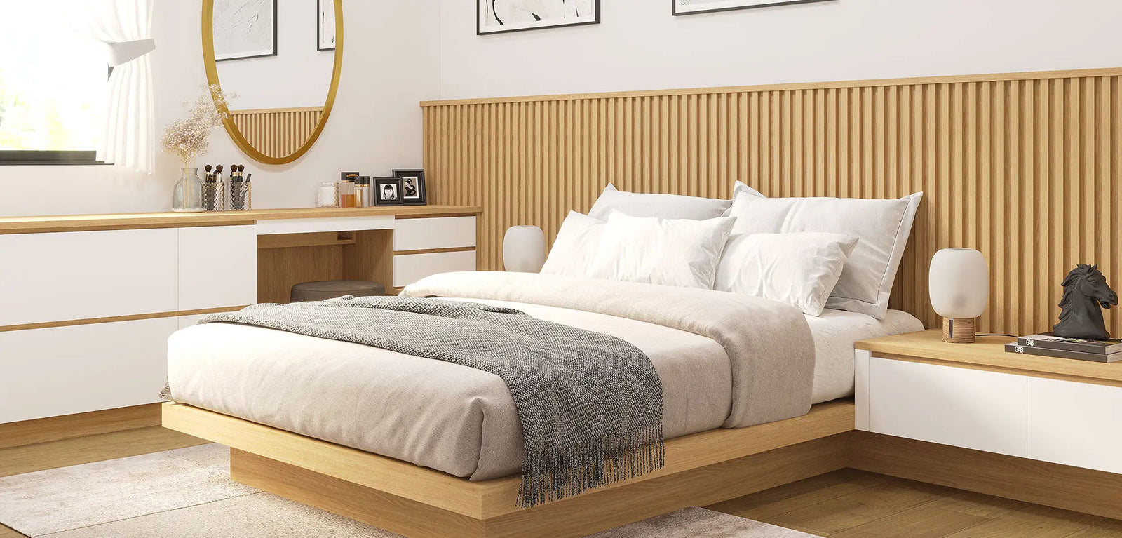 Optimised and Integrated Bedroom Suite   Wintons Teak