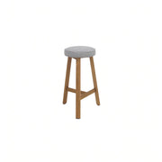 Oto Bar Stool Oak - Upholstered Seat - Karl Ash