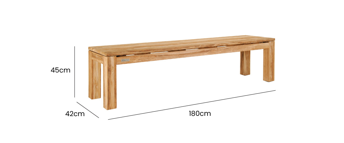 Pierson Backless Bench 180