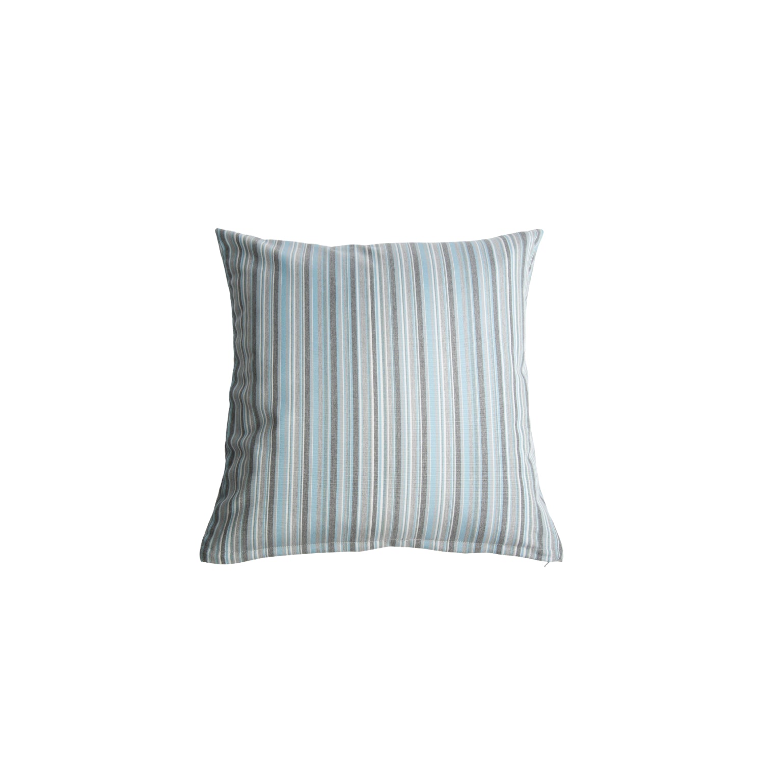 Outdoor Throw Pillow 60x60 - Blue-Granite Stripe