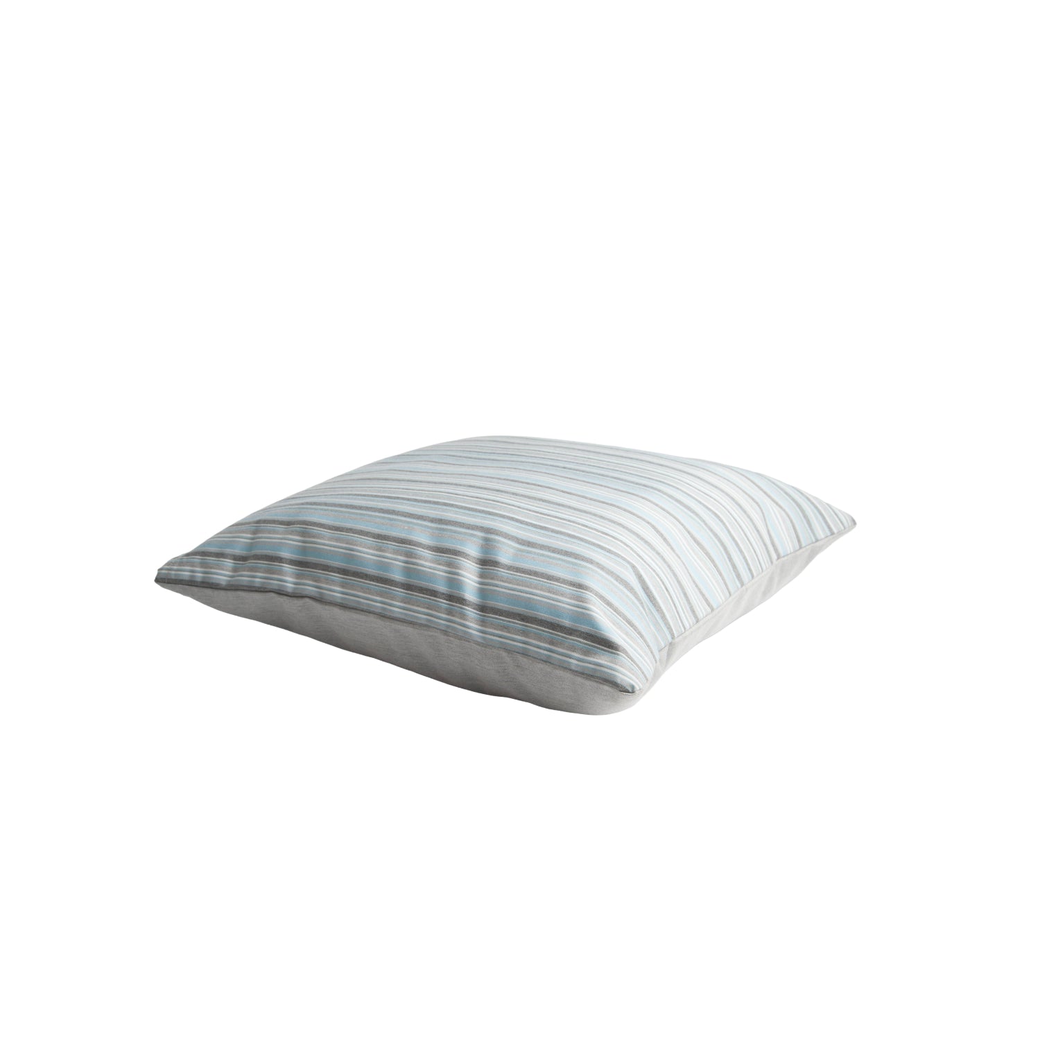 Outdoor Throw Pillow 60x60 - Blue-Granite Stripe