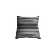 Outdoor Throw Pillow 60x60 - Grey-Black Band