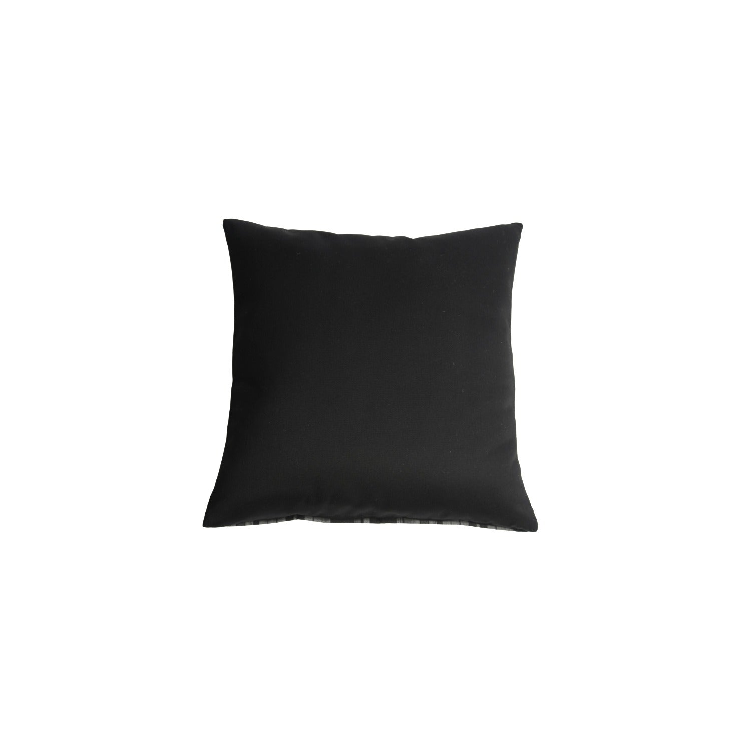 Outdoor Throw Pillow 60x60 - Grey-Black Band
