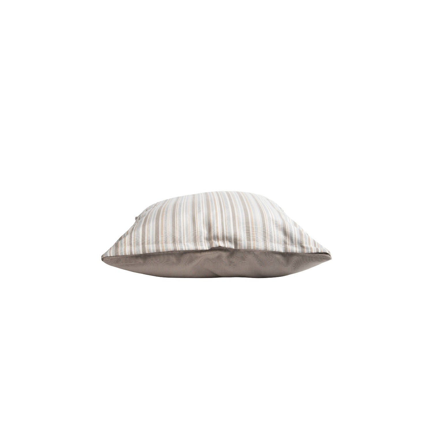 Outdoor Throw Pillow 60x60 - Stone-Taupe Stripe
