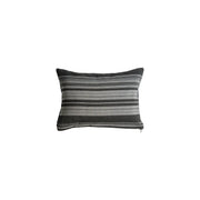 Outdoor Throw Pillow - Grey-Black Band (Small)