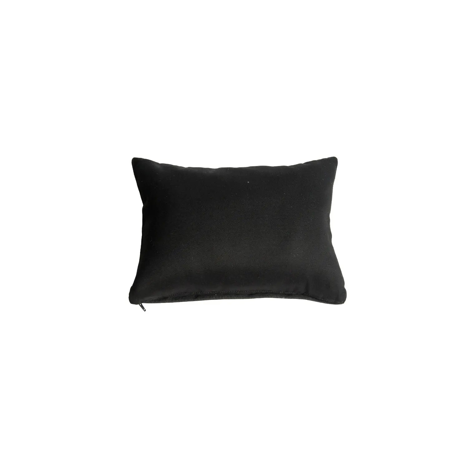 Outdoor Throw Pillow - Grey-Black Band (Small)