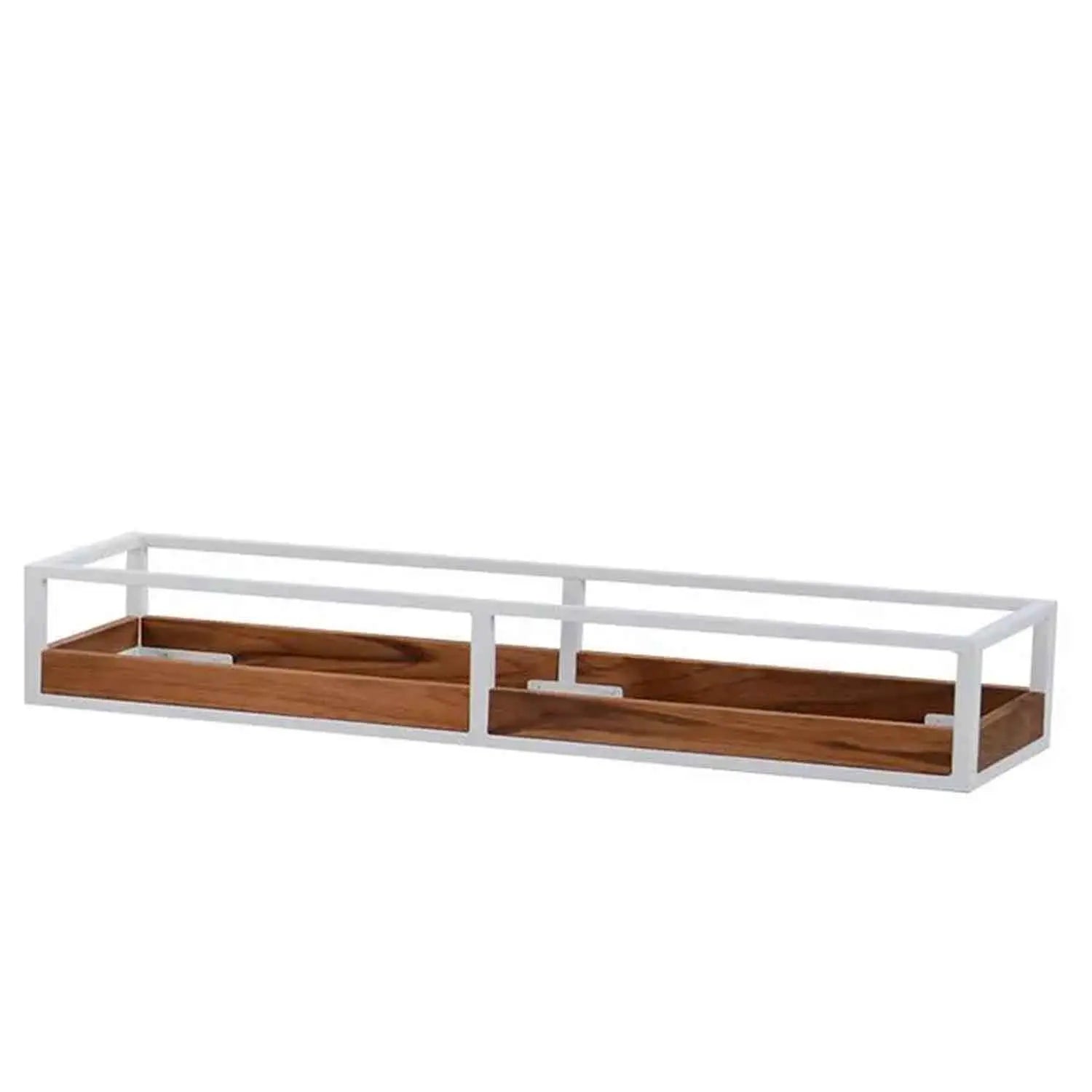 Planter Alu Block White 140x25   Wintons Teak