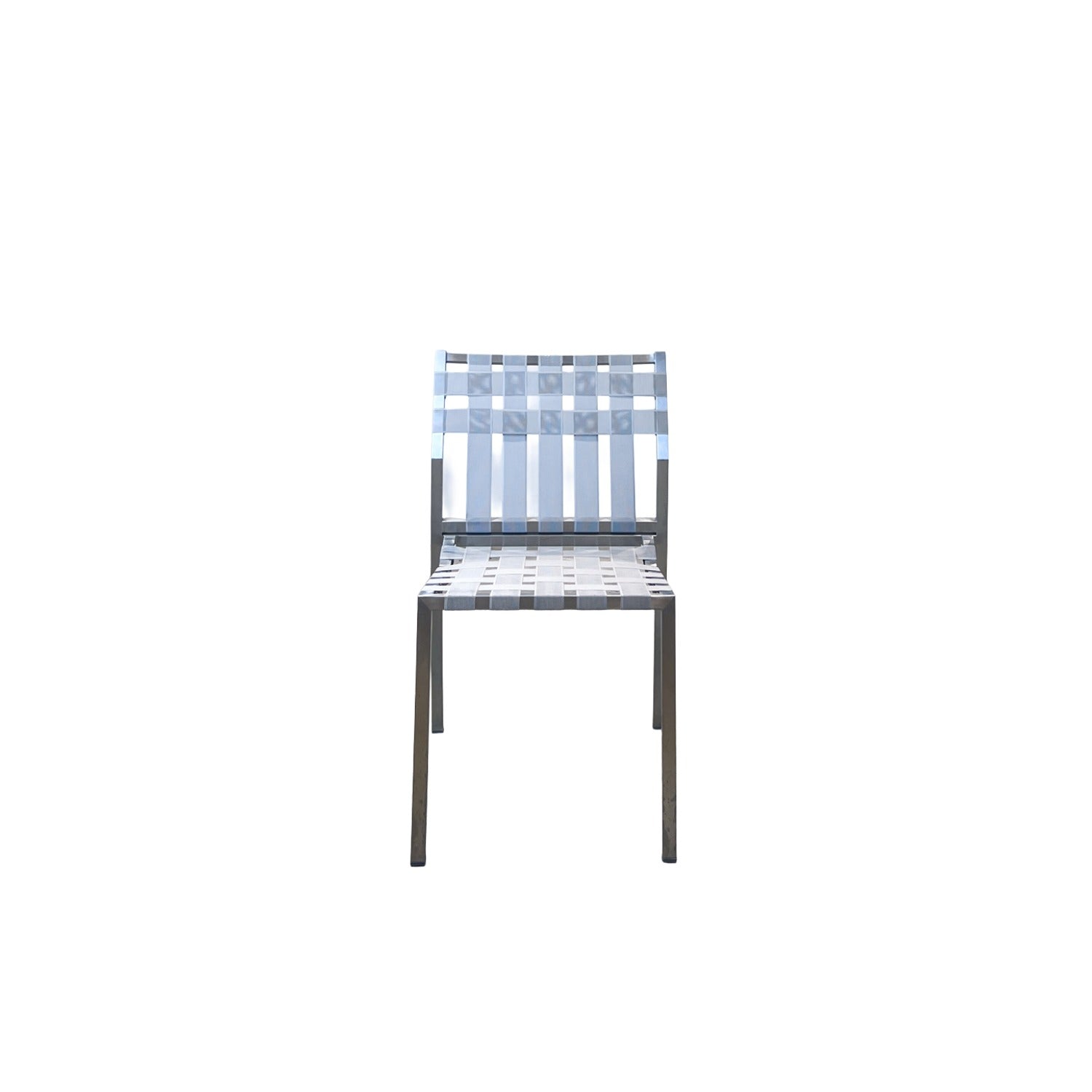 Salma Strap SS Grey Dining Chair - Side Chair