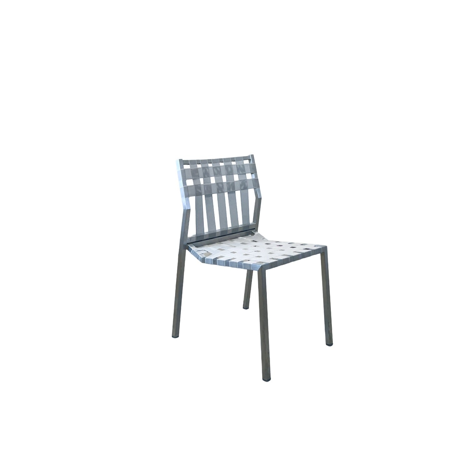 Salma Strap SS Grey Dining Chair - Side Chair