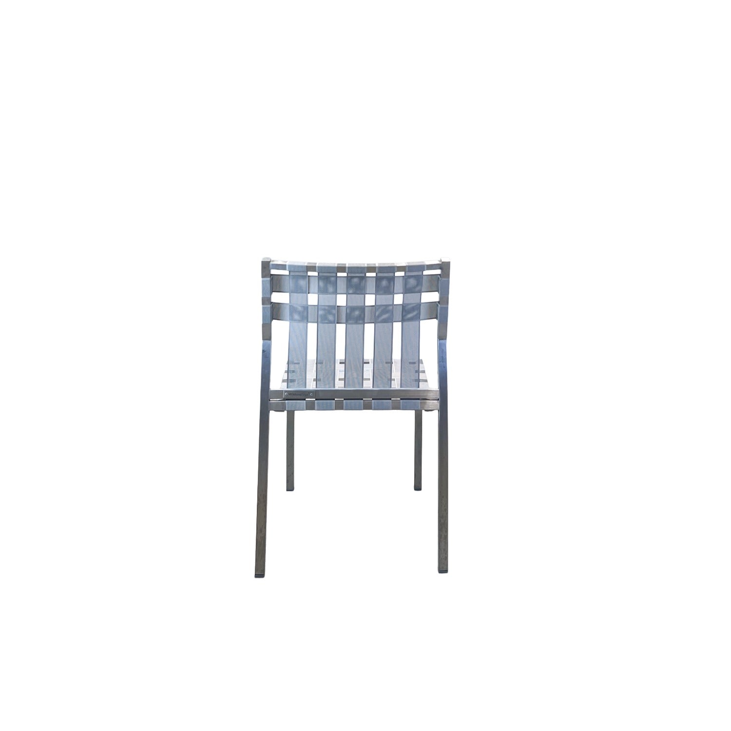 Salma Strap SS Grey Dining Chair - Side Chair
