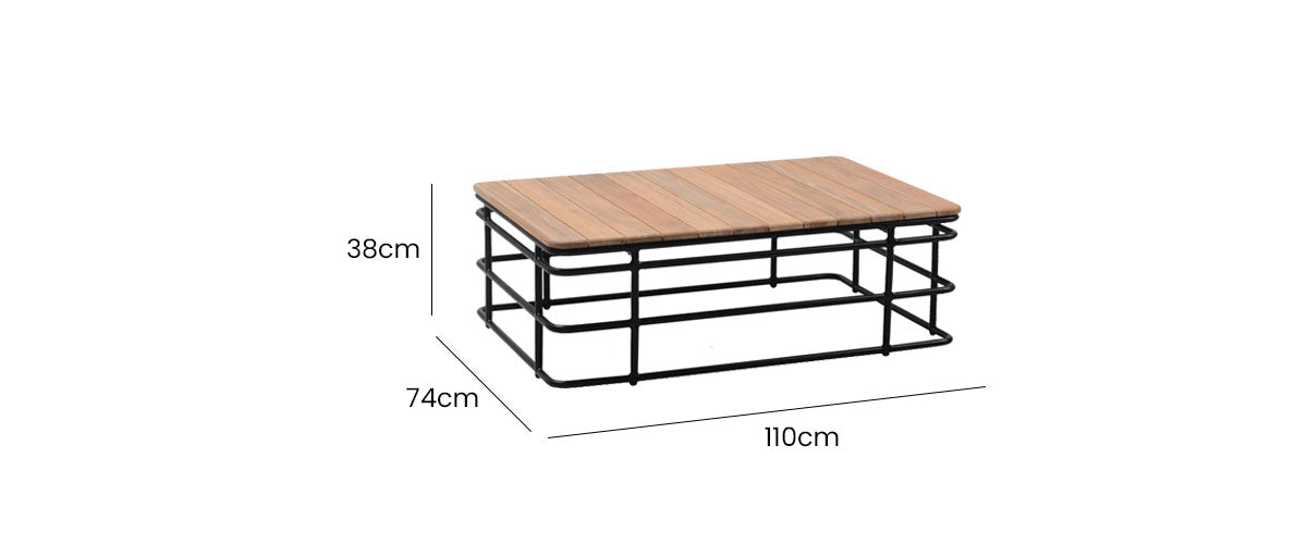 Tapa Rectangular Coffee Table 110x74