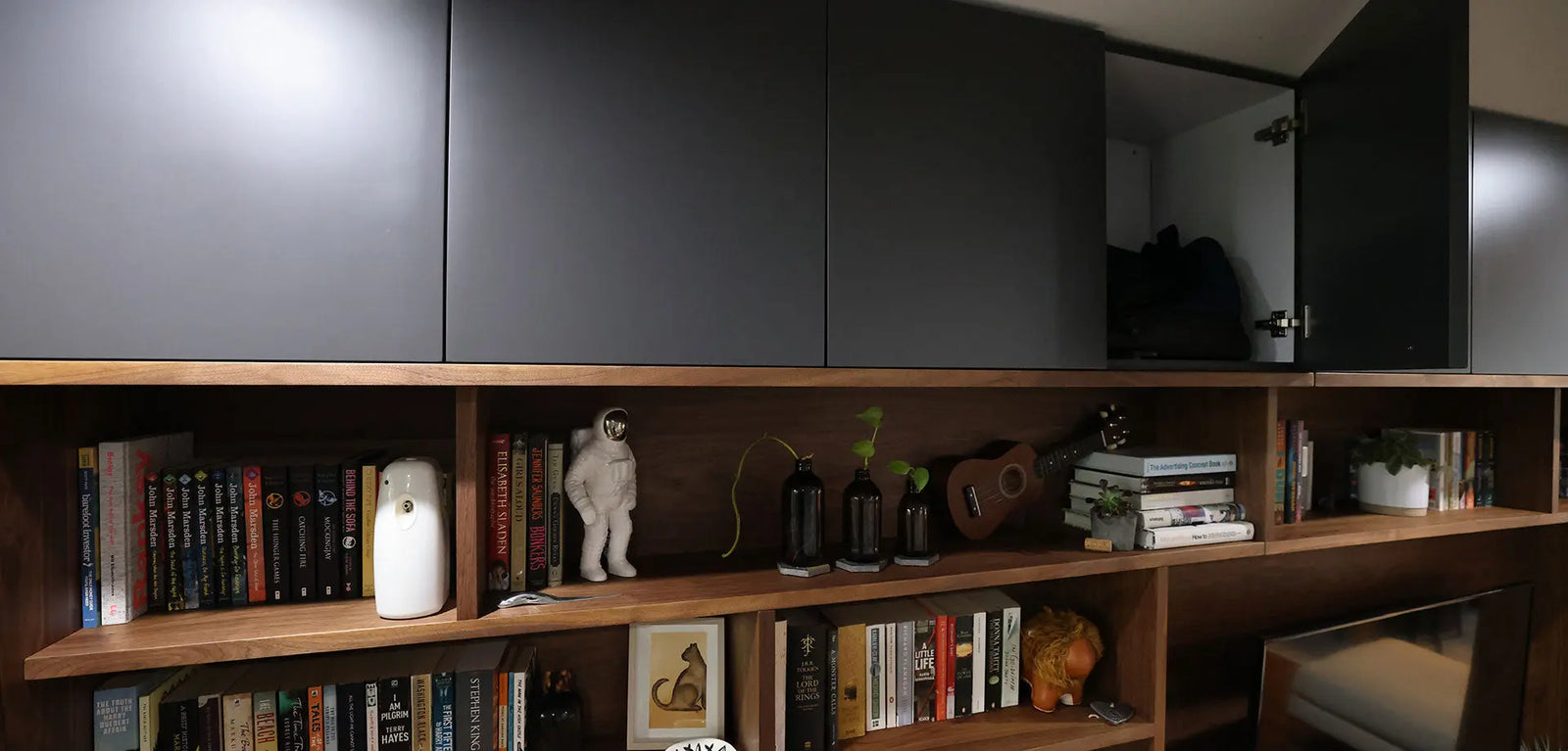 Entertainment & Storage Wall Unit   Wintons Teak