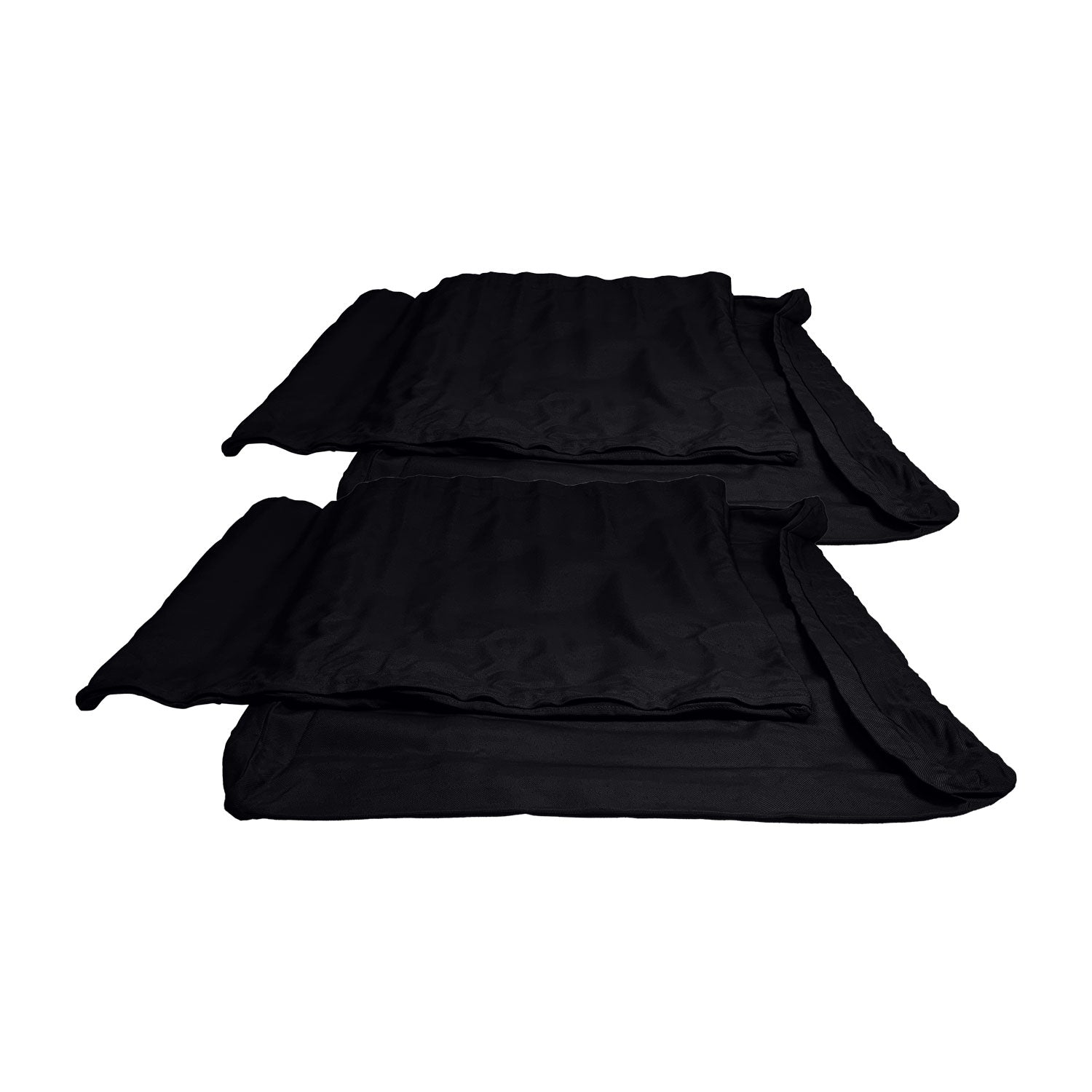 Abacus Alu Lounge Cushion Cover Replacement - Loveseat / Olefin Black