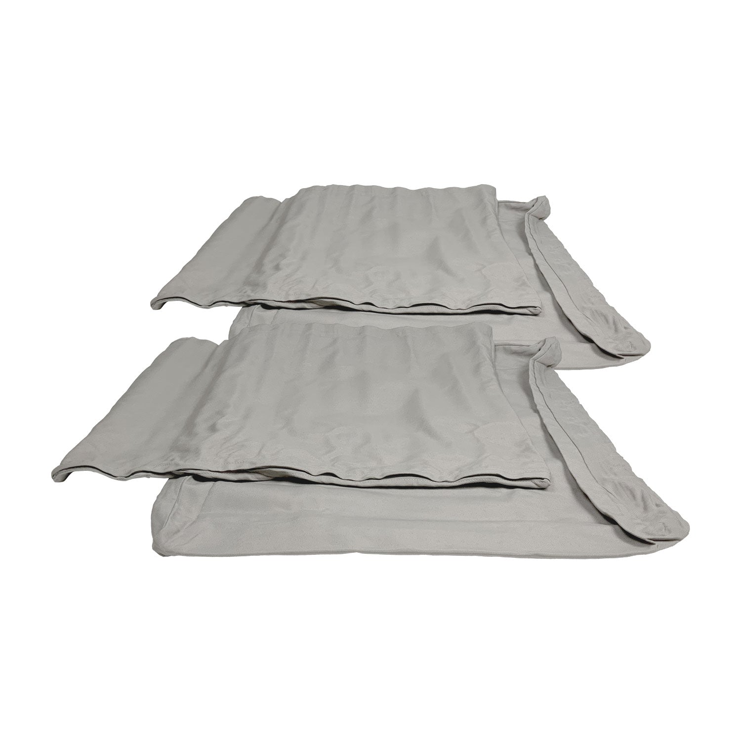 Abacus Alu Lounge Cushion Cover Replacement - Loveseat / Olefin Grey