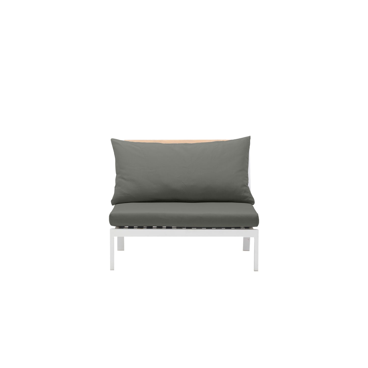 Abacus Alu Outdoor Midsection White - Olefin Charcoal
