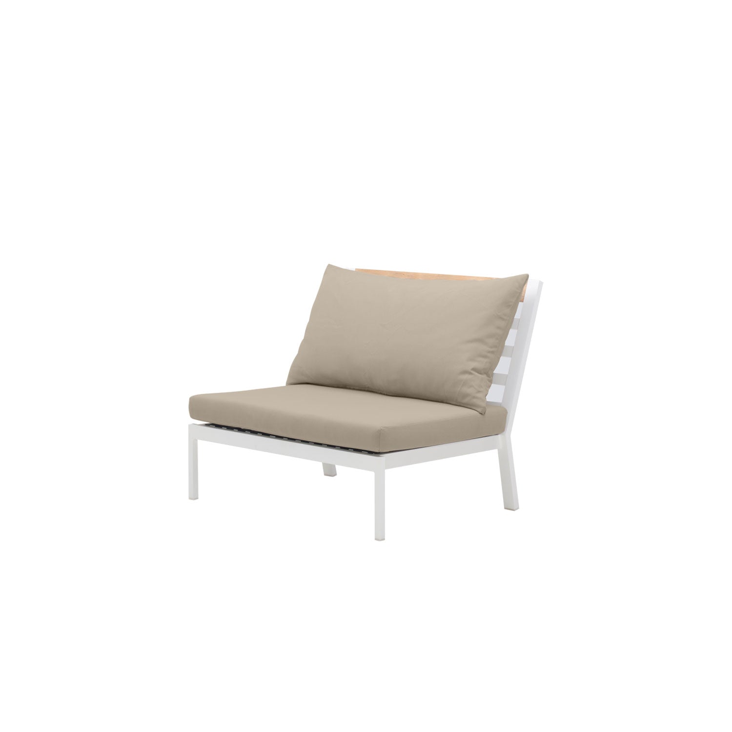 Abacus Alu Outdoor Midsection White - Olefin Taupe